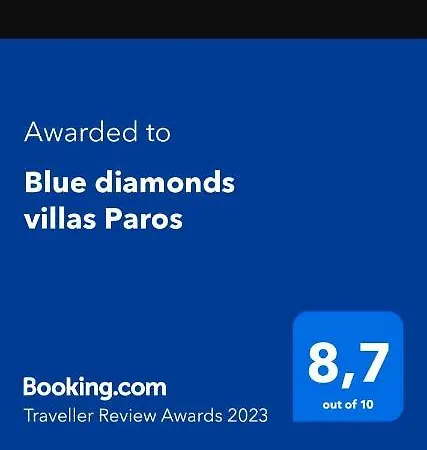 Blue Diamonds Villas Paros Pounda Exterior photo